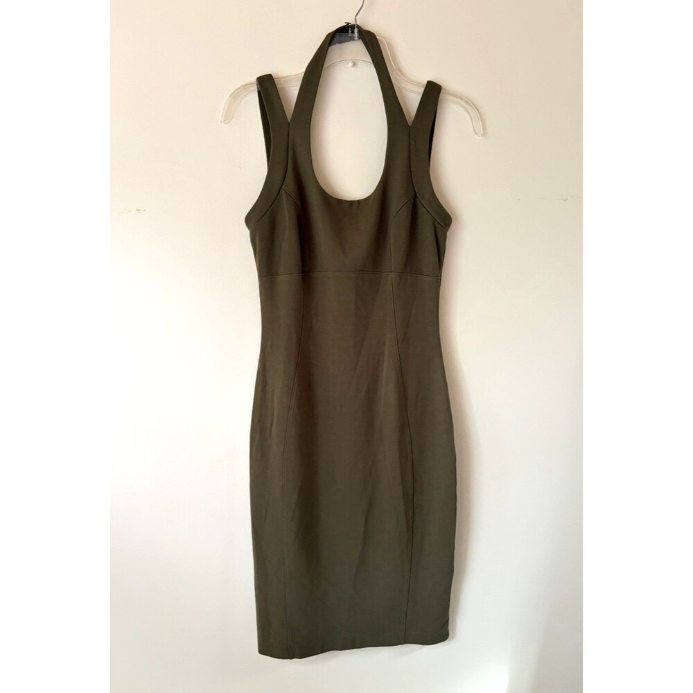 Mystic Olive Green Women's Body Con Dress Size M